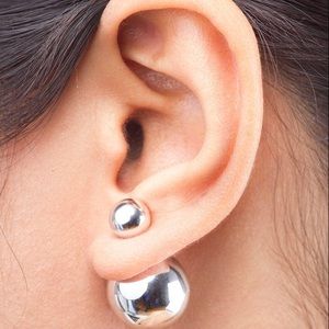 NWOT Tribal Ball Earrings